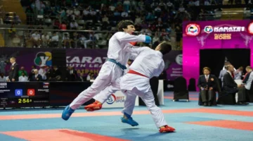 تجهيزات مكثفة قبل انطلاق الدوري العالمي لشباب الكاراتيه غداً بالفجيرة